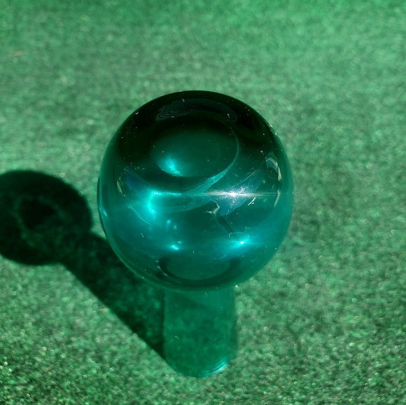 Arthur C. Percy MCM Green Bud Vase Swedish Art Glass 5" Tall EUC - Picture 6 of 9